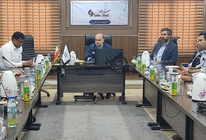 جلسه کمیته راهبری پروژه صبافولاد خلیج فارس با حضور مدیران ارشد برگزار شد